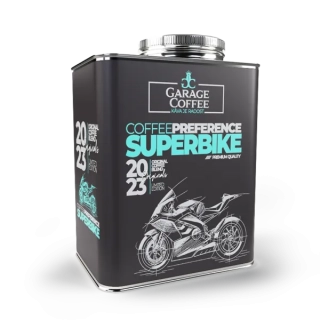 Káva kanister Superbike zrnková nebo jemně mletá