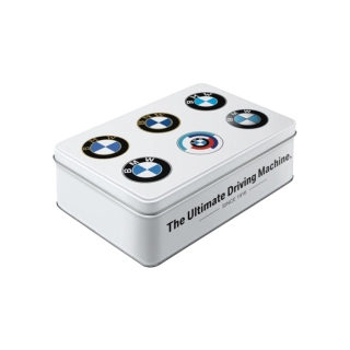 BMW uchovávací dóza kovová krabička loga BMW 