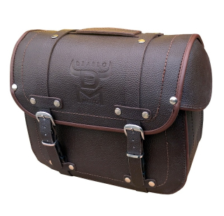 DIABLO MOTO  kožené brašny na motorku hnědé 2x34 l