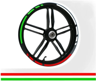 Proužky na ráfky motocyklu italský dekor šířka 9 mm