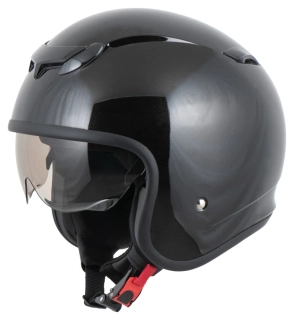 Helma MTR 1 Jet Sun II na motorku černá lesklá
