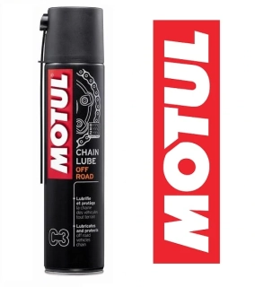 MOTUL sprej na řetěz pro Off Road, 400 ml - bílý