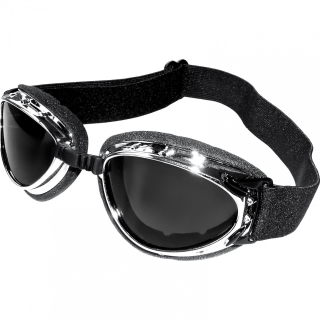 Helly Hurricane 2 moto brýle pro chopper kouřové