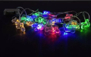 LED světelný řetěz – motorky 3 m | 20 světel | bateriový