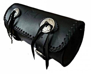 DIABLO MOTO rolka na moto chopper - obšitá kůží