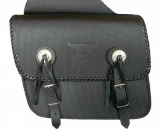 DIABLO MOTO kožené brašny obšité na moto 2 x 14 l