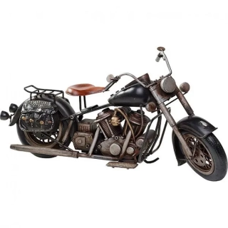 Kovový model motocyklu chopper