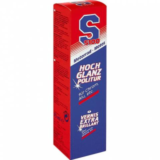 S100 leštěnka na chrom, hliník a černé díly 75ml