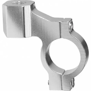 Objímka na řidítka pro zpětné zrcátko na motorku nebo čtyřkolku stříbrná